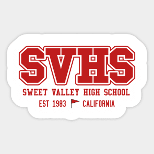 Sweet Valley High School Sticker